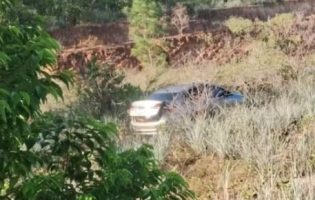 Três homens são encontrados mortos dentro de carro na Estrada do Coco, em Entre Rios