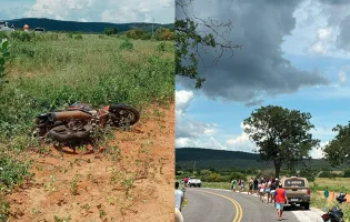 Acidentes com motos deixam dois jovens mortos durante a madrugada em Dom Basílio