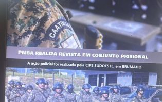 Operação no presídio de Brumado: CIPE Sudoeste faz varredura em celas e reforça segurança na unidade
