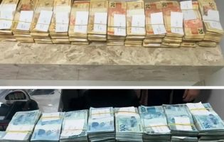 PRE apreende mais de R$ 1,3 milhão em dinheiro durante abordagem na BA-026, em Tanhaçu
