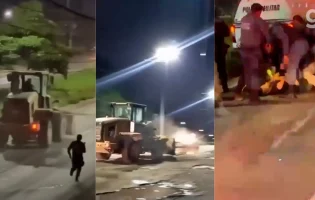 Homem envolvido em destruição com trator na BR-135 é solto após audiência
