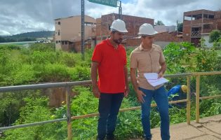 Prefeitura inicia obras de revitalização da ponte no bairro São Jorge, em Brumado